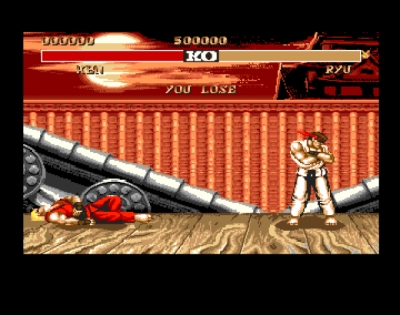 Screen ze hry Street Fighter II: The World Warrior