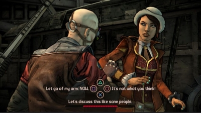 Screen ze hry Tales from the Borderlands