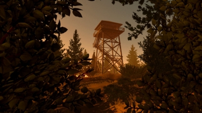 Screen ze hry Firewatch