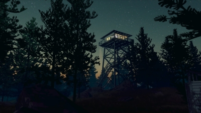 Screen ze hry Firewatch