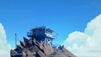 Screen ze hry Firewatch