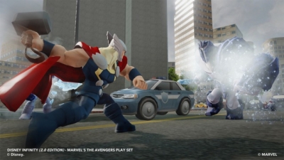 Screen ze hry Disney Infinity: Marvel Super Heroes