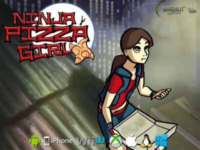 Artwork ke he Ninja Pizza Girl