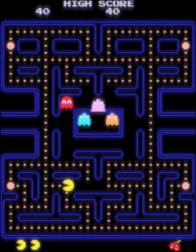 Screen ze hry Pac-Man