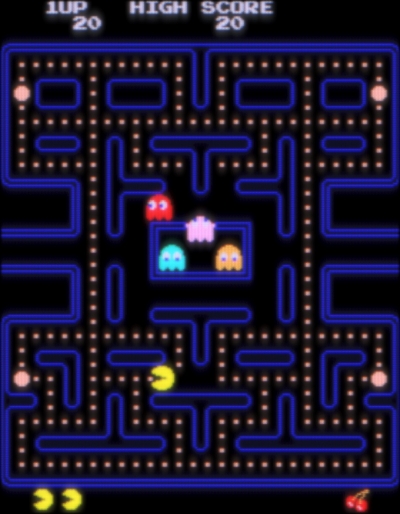Screen ze hry Pac-Man