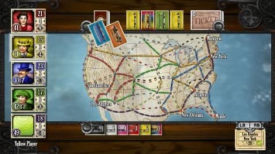 Screen ze hry Ticket to Ride