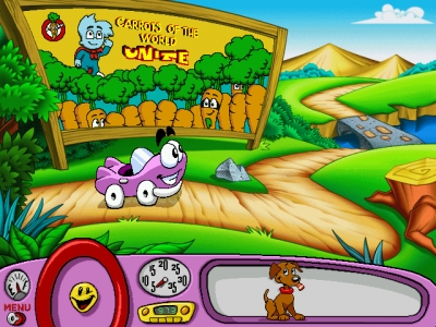 Screen ze hry Putt-Putt Joins the Circus