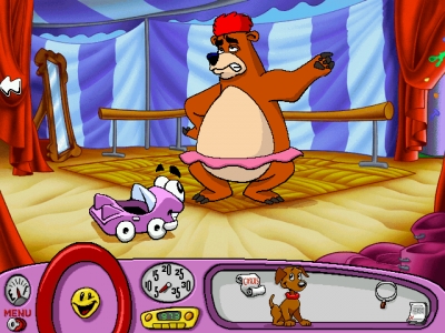 Screen ze hry Putt-Putt Joins the Circus