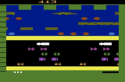 Screen ze hry Frogger