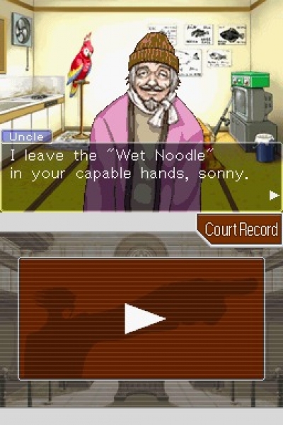 Screen ze hry Phoenix Wright: Ace Attorney