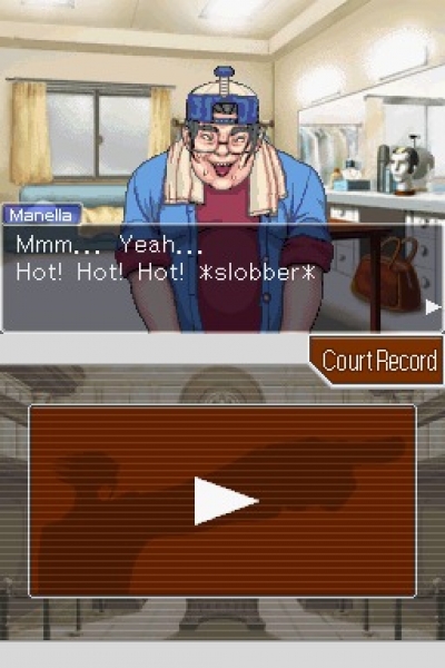 Screen ze hry Phoenix Wright: Ace Attorney