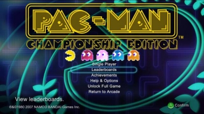Screen ze hry Pac-Man: Championship Edition