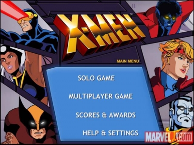 Screen ze hry X-Men