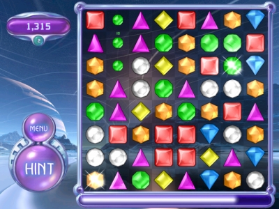 Screen ze hry Bejeweled 2