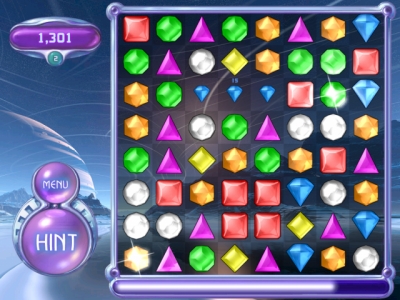 Screen ze hry Bejeweled 2