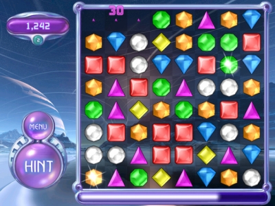 Screen ze hry Bejeweled 2