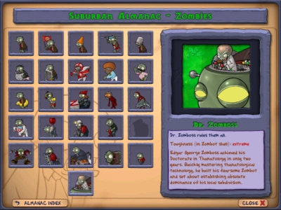 Screen ze hry Plants vs. Zombies