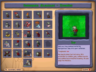 Screen ze hry Plants vs. Zombies