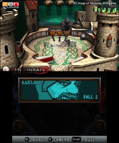 Screen ze hry ZEN Pinball