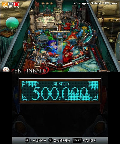 Screen ze hry ZEN Pinball