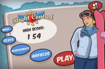 Screen ze hry Flight Control