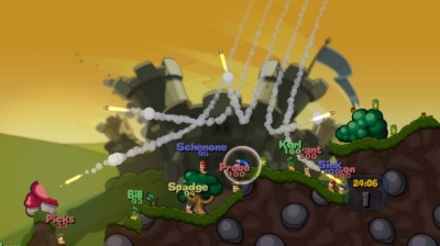 Screen ze hry Worms 2: Armageddon