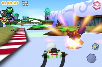Screen ze hry Krazy Kart Racing