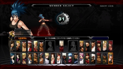 Screen ze hry The King of Fighters XIII