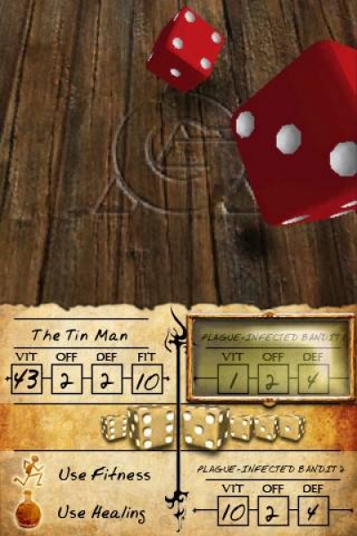 Screen ze hry Gamebook Adventures #1 - An Assassin in Orlandes