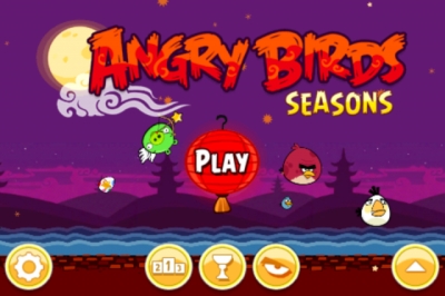 Screen ze hry Angry Birds Seasons