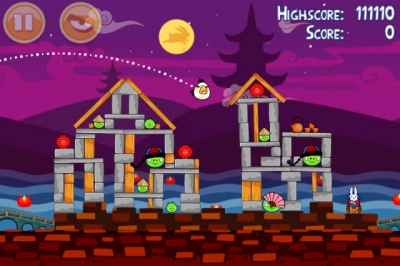 Screen ze hry Angry Birds Seasons