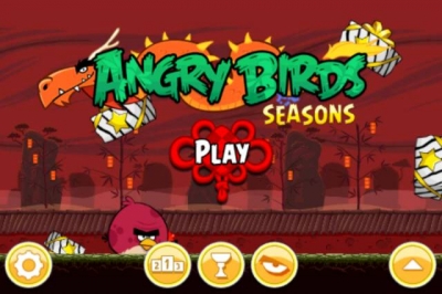 Screen ze hry Angry Birds Seasons