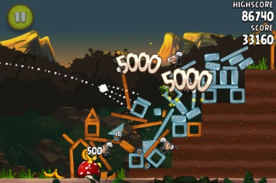 Screen ze hry Angry Birds Rio