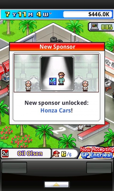 Screen ze hry Grand Prix Story