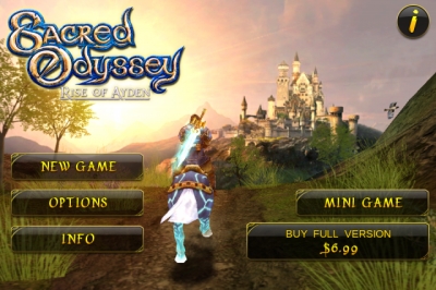 Screen ze hry Sacred Odyssey: Rise of Ayden