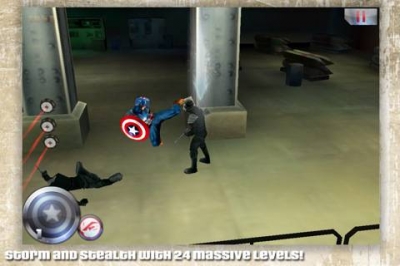 Screen ze hry Captain America: Sentinel of Liberty