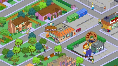 Screen ze hry The Simpsons: Tapped Out