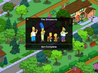 Screen ze hry The Simpsons: Tapped Out