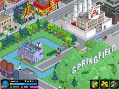 Screen ze hry The Simpsons: Tapped Out