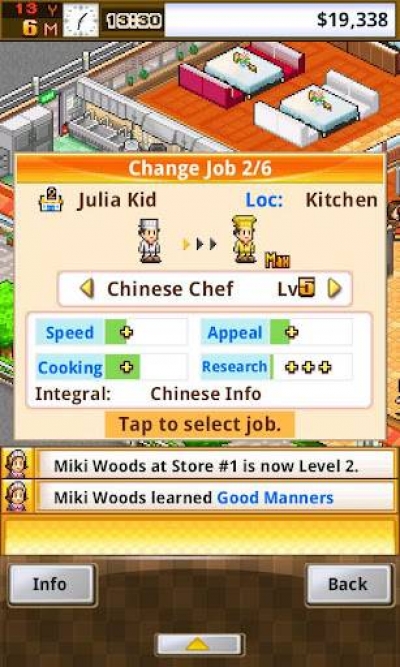 Screen ze hry Cafeteria Nipponica