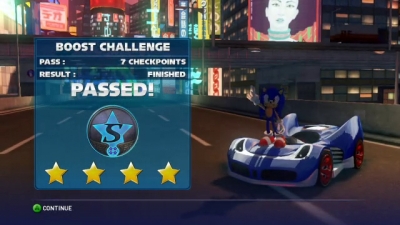 Screen ze hry Sonic & All-Stars Racing Transformed