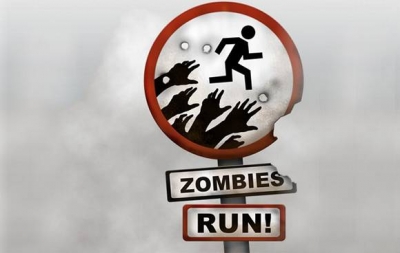 Artwork ke he Zombies, Run!