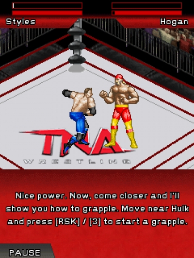Screen ze hry TNA Wrestling iMPACT!