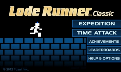 Screen ze hry Lode Runner Classic