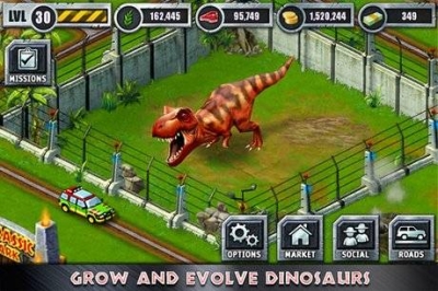 Screen ze hry Jurassic Park: Builder