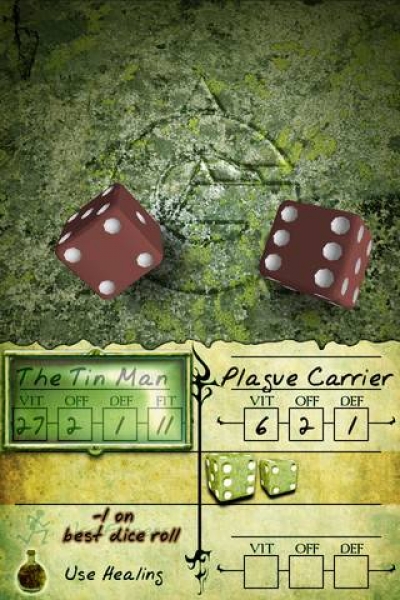 Screen ze hry Gamebook Adventures 5: Catacombs of the Undercity