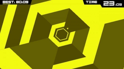 Screen ze hry Super Hexagon