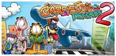 Artwork ke he Garfields Defense 2: The Food Invaders Strike Back