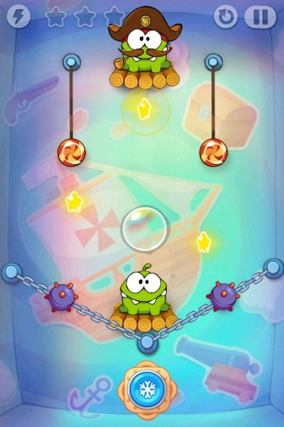 Screen ze hry Cut the Rope: Time Travel