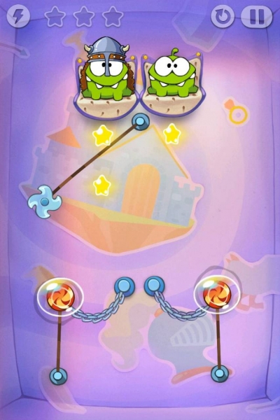 Screen ze hry Cut the Rope: Time Travel